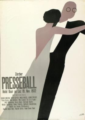 Zürcher Presseball - Hotel Baur au Lac - 19. Nov. 1932