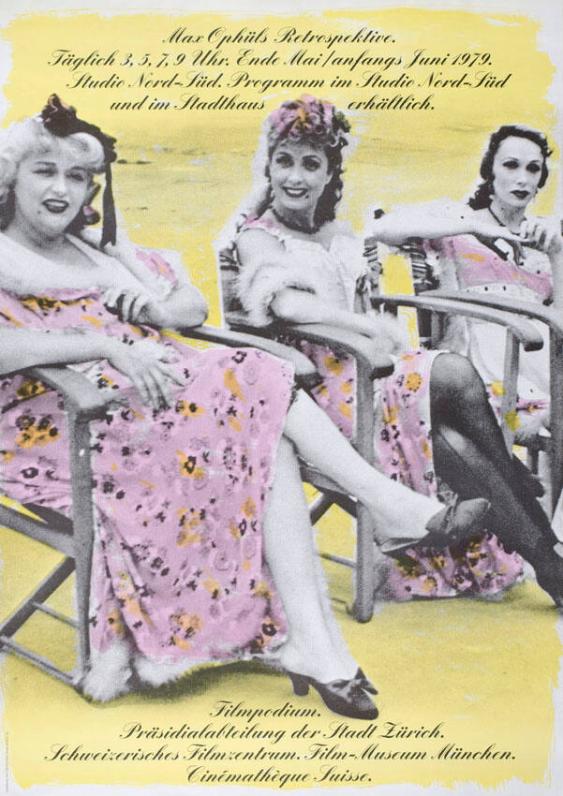 Max Ophüls Retrospektive. Filmpodium. Präsidialabteilung der Stadt Zürich.