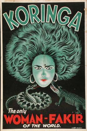 Koringa - The only Woman-Fakir of the World.