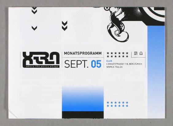 X-tra Monatsprogramm Sept. 05