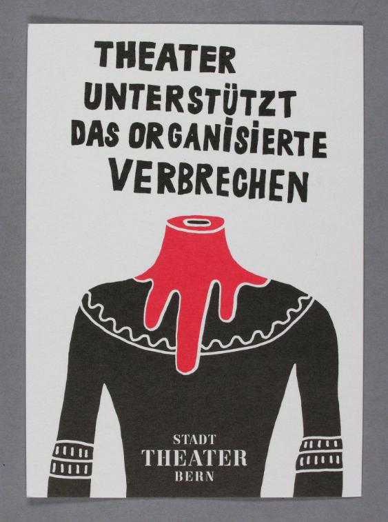 Theater unterstützt das organisierte Verbrechen