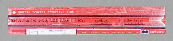 sputnik reactor afterhour club / gaskessel