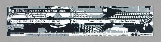 sputnik reactor afterhour club / gaskessel