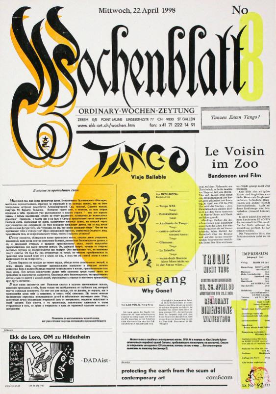 Wochenblatt No 8, 22. April 1998