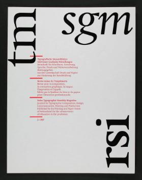 TM Typografische Monatsblätter, 2, 1987