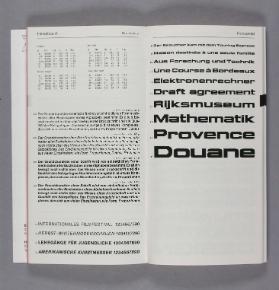 Universal-Schriftprobe