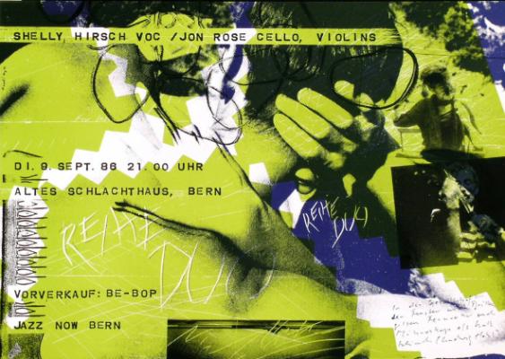 Shelly Hirsch Voc / Jon Rose Cello, Violins - Altes Schlachthaus