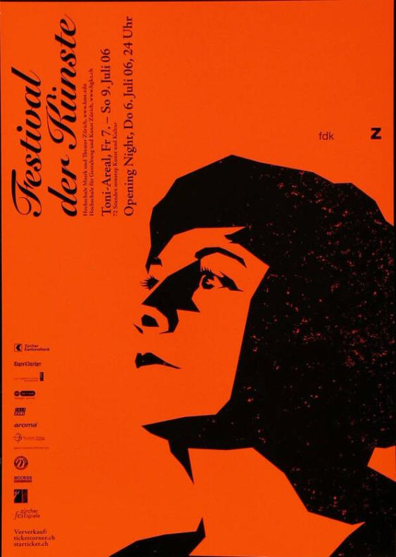 Festival der Künste - Hochschule Musik Theater Zürich - Hochschule für Gestaltung und Kunst Zürich - Toni-Areal - Fr 7. - So 9.Juli 06