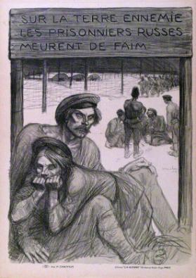 Sur la terre ennemie les prisonniers russes meurent de faim