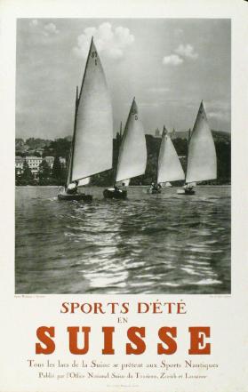 Sports d'été en Suisse - tous les lacs de la Suisse se prêtent aux sports nautiques