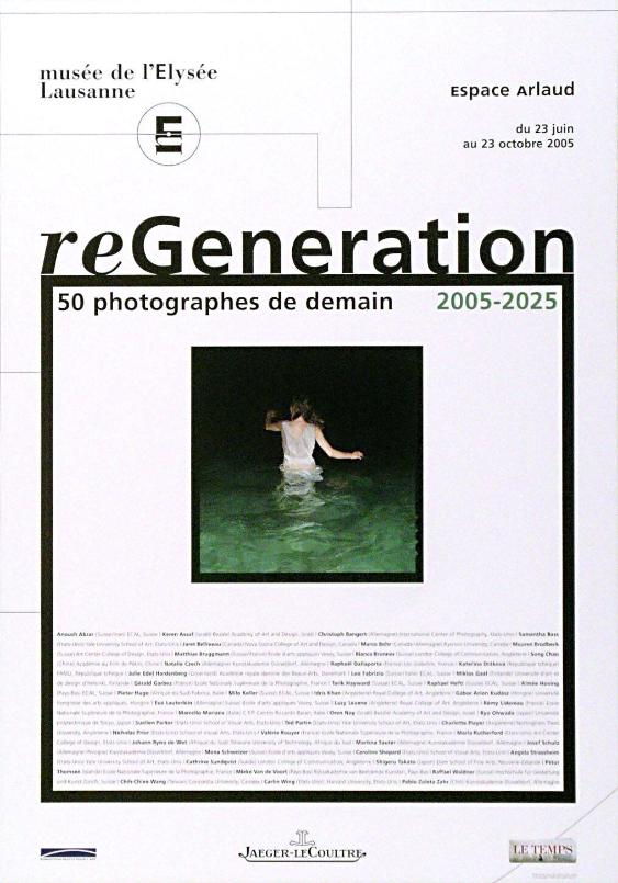 Musée de l'Elysée Lausanne - Espace Arlaud - Regeneration - 50 photographes de demain - 2005-2025