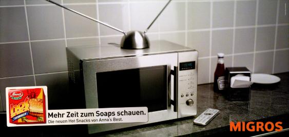 Mehr Zeit zum Soaps schauen. - Die neuen Hot Snacks von Anna's Best. - Migros