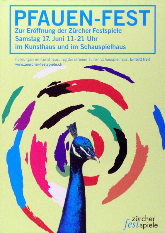 Pfauen-Fest - Zur Eröffnung der Zürcher Festspiele