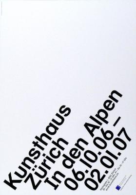 Kunsthaus Zürich - In den Alpen - 06.10.06 - 02.01.07