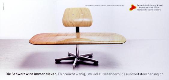 Die Schweiz wird immer dicker. Es braucht wenig, um viel zu verändern: gesundheitsfoerderung.ch - In Zusammenarbeit mit den Kantonen, den Versicherern und der FMH.