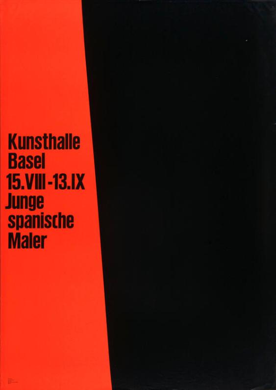 Kunsthalle Basel - Junge spanische Maler
