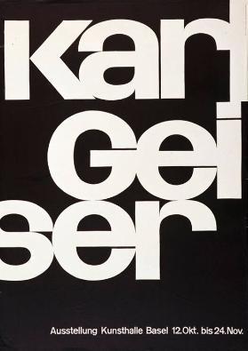 Karl Geiser - Kunsthalle Basel