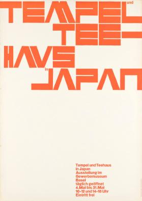 Gewerbemuseum Basel - Tempel und Teehaus in Japan