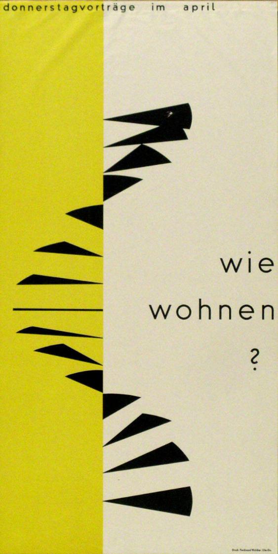Wie wohnen? Donnerstagvorträge im April
