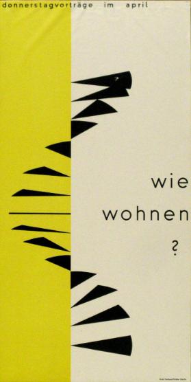 Wie wohnen? Donnerstagvorträge im April
