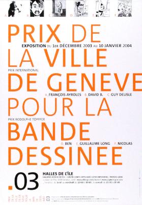 Prix de la ville de Genève pour la bande dessinée. 03