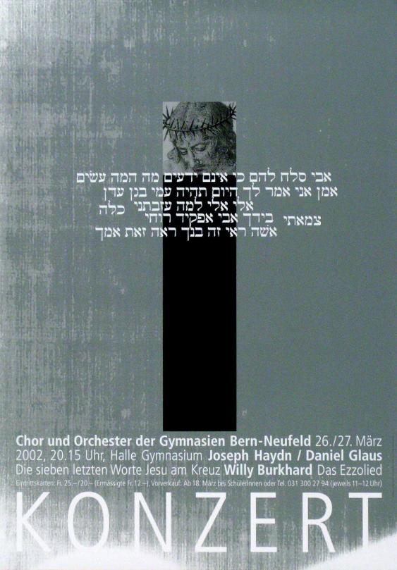 Konzert - Chor und Orchester der Gymnasien Bern-Neufeld