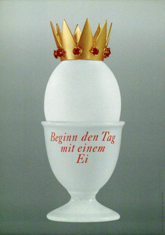 Beginn den Tag mit einem Ei