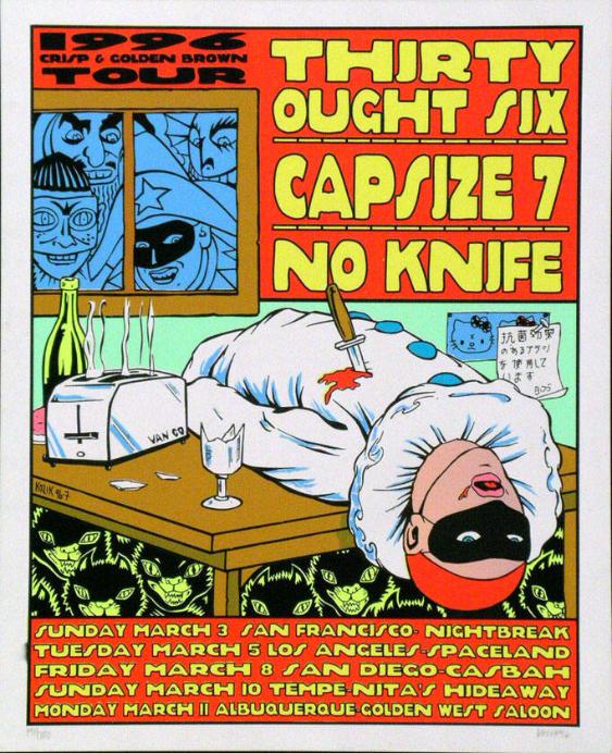 Crisp & Golden Brown Tour - Thirty Ought Six - Capsize 7 - No Knife