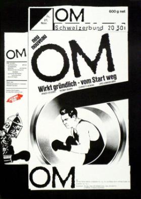 OM - neu - nouveau - OM wirkt gründlich - vom Start weg - Fredy Studer - Bobby Burri - Christy Doran - Urs Leimgruber  - Fr. 27.Nov. Schweizerbund - Jazz Now Bern