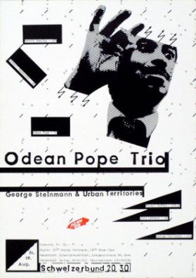 Odean Pope Trio - Fr. 19. Aug.  - Schweizerbund - Jazz Now Bern
