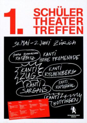 1. Schülertheatertreffen -Schauspielhaus Zürich