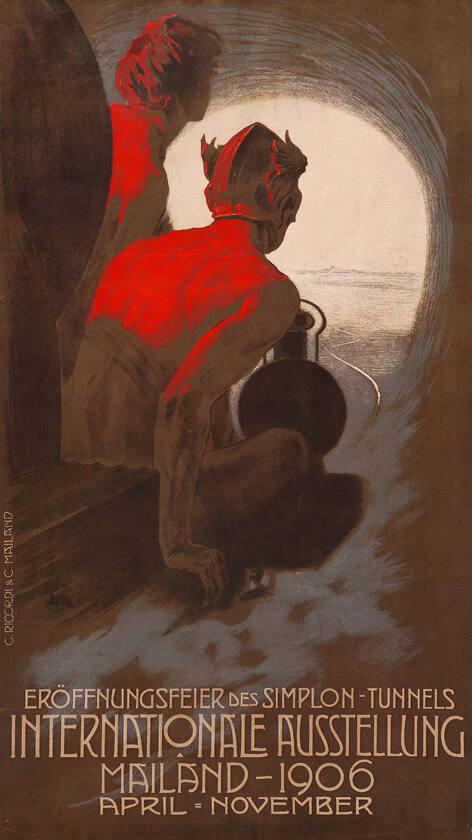 Eröffnungsfeier des Simplon-Tunnels - Internationale Ausstellung Mailand 1906