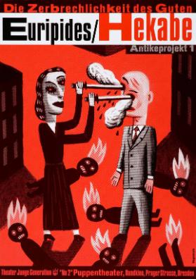 Die Zerbrechlichkeit des Guten - Euripides / Hekabe - Antikeprojekt 1 - Theater Junge Generation No 2 - Puppentheater - Rundkino - Prager Strasse, Dresden