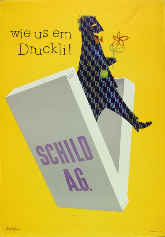 Wie us em Druckli! Schild AG