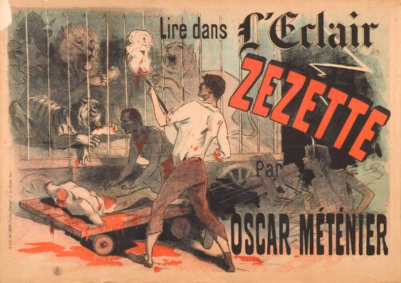 Lire dans l'Eclair - Zezette - Oscar Métenter