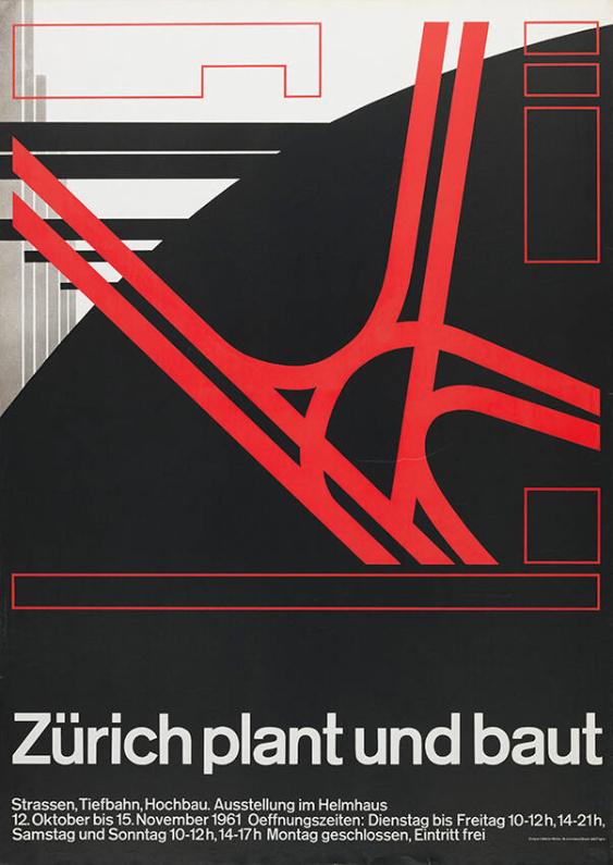 Zürich plant und baut - Helmhaus Zürich - 12.Oktober -15.November 1961