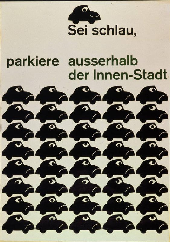Sei schlau, parkiere ausserhalb der Innen-Stadt