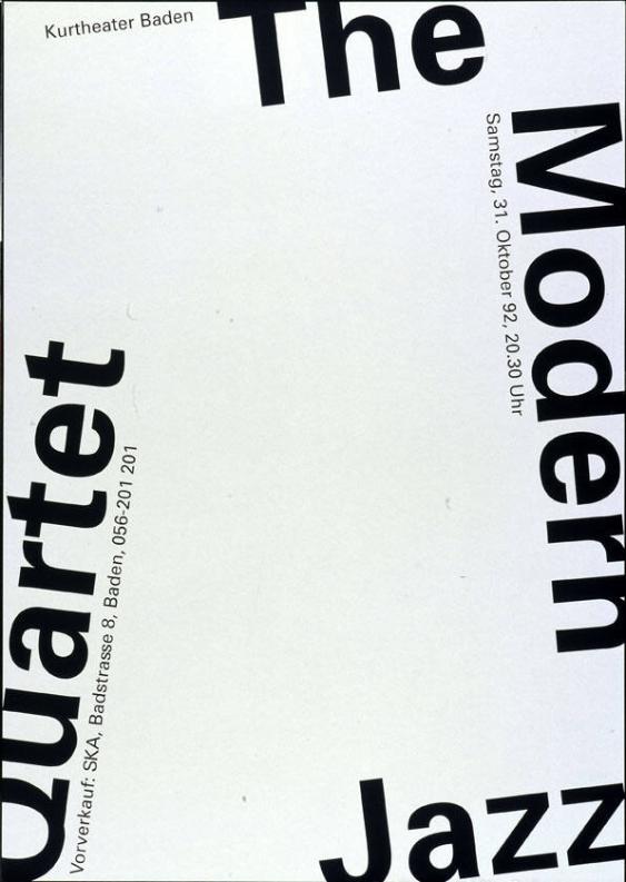 The Modern Jazz Quartet - Kurtheater Baden