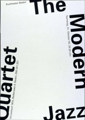 The Modern Jazz Quartet - Kurtheater Baden