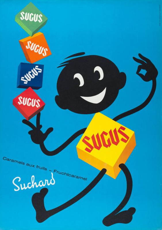 Sugus - Suchard - Caramels aux fruits - Fruchtcaramel