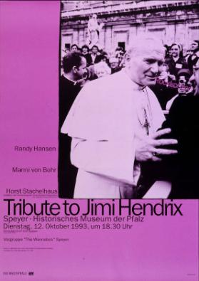 Tribute to Jimi Hendrix - Randy Hansen (...) Anlässlich der Vorstellung der Andy Warhol Fotografien - Historisches Museum der Pfalz