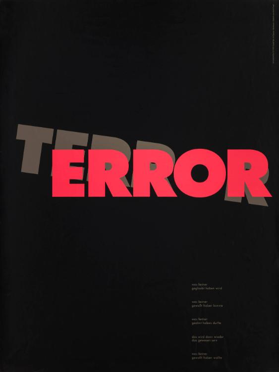 Terror - Error - Was keiner geglaubt haben wird - Was keiner gewusst haben konnte  - (...)