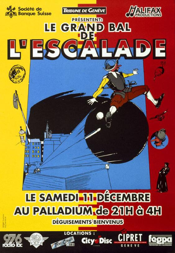 Le grand bal de l'escalade - Le samedi 11 décembre - Au Palladium - de 2 1h à 4h - Déguisement bienvenus