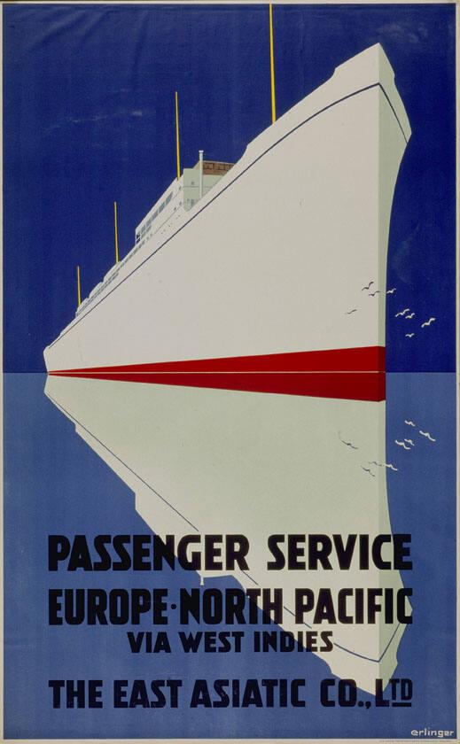 Passenger Service - Europe North Pacific - Via West Indies