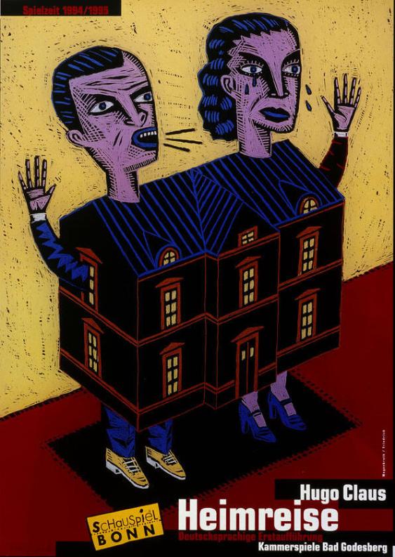 Hugo Claus - Heimreise - deutschsprachige Erstaufführung - Kammerspiele Bad Godesberg - Schauspiel Bonn - Spielzeit 1994/1995