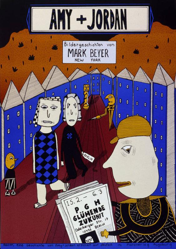 Amy & Jordan - Bildergeschichten von Mark Beyer New York - Agony, eine Geschichte von Amy & Jordan erschien auf deutsch im Maroverlag Augsburg