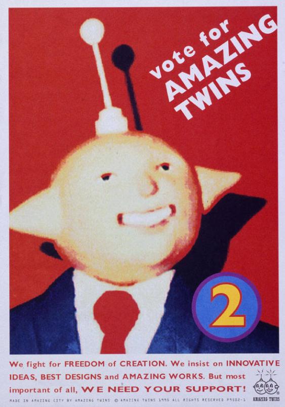 vote for amazing twins - We fight for freedom of creation - We insist on innovative ideas, best designs and amazing works