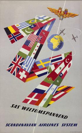 SAS Weltumspannend - Scandinavian Airlines System