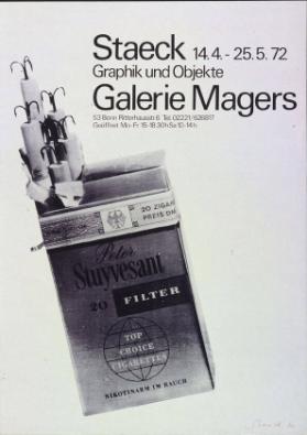 Staeck - Graphik und Objekte - 14.4.-25.5.72 - Galerie Magers (...)