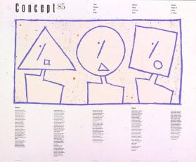 Concept 85 - Three Designers Talk Design - Katherine McCoy, Stephan Geissbuhler, Paula Scher